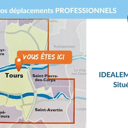3 Bleu - Proche De Tous Commerces Tours