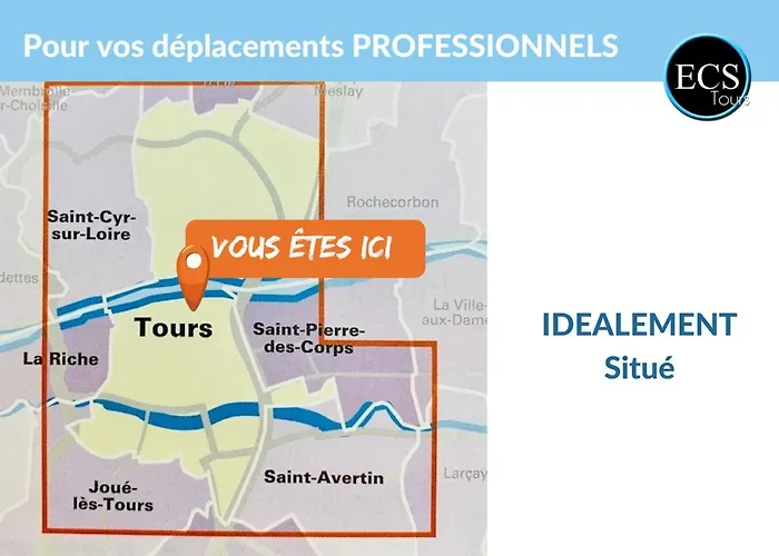 3 Bleu - Proche De Tous Commerces Tours